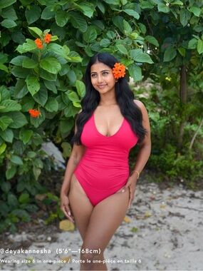 Anne Cole Live In Color V Neck Cross Back One-Piece Swimsuit NWT Ruby Red Swim